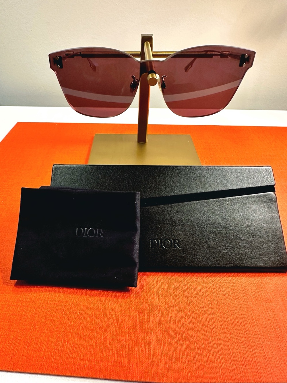 Christian Dior Quake 2 Rimless Shield Sunglasses – Like New – Authentic